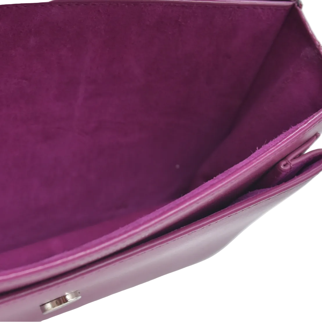 $2800 Saint Laurent Calfskin Medium Monogram Sunset Purple
