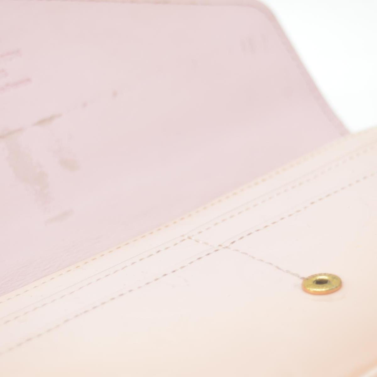 $840 Louis Vuitton Vernis Sarah Wallet Rose Poudre CONSIGNMENT TS0127