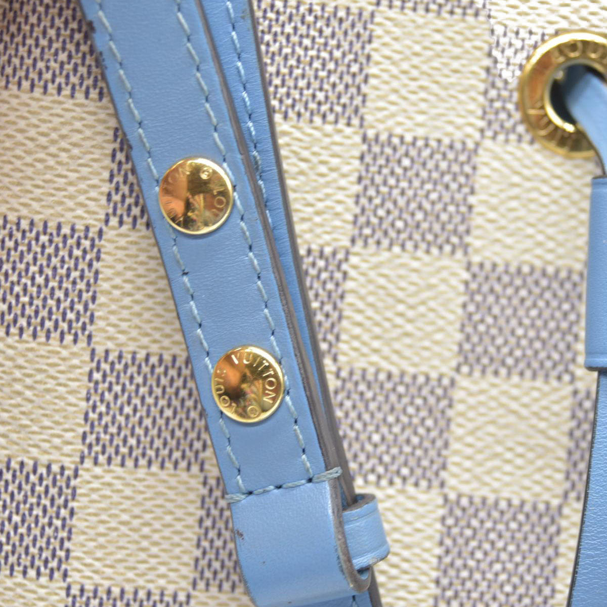 $2030 CONSIGNMENT Louis Vuitton  Damier Azur Neonoe MM Bleuet