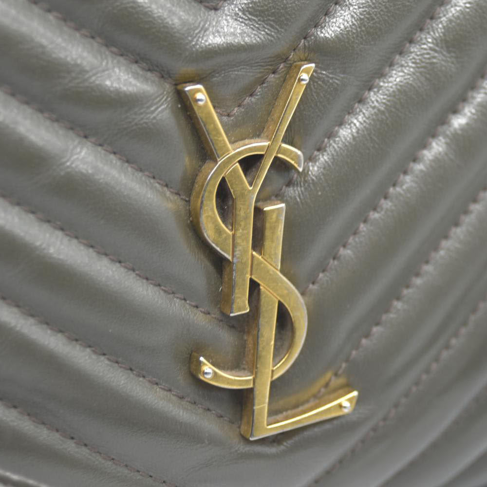 $1690 Saint Laurent Chevron Lou Camera