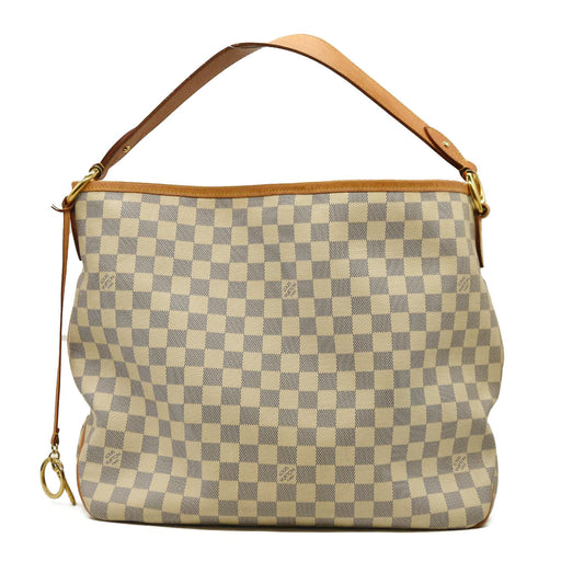 Louis Vuitton  Damier Azur Delightful MM Pink