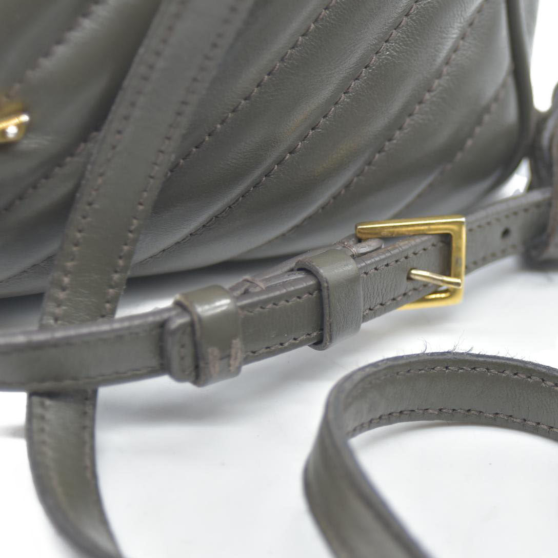 $1690 Saint Laurent Chevron Lou Camera