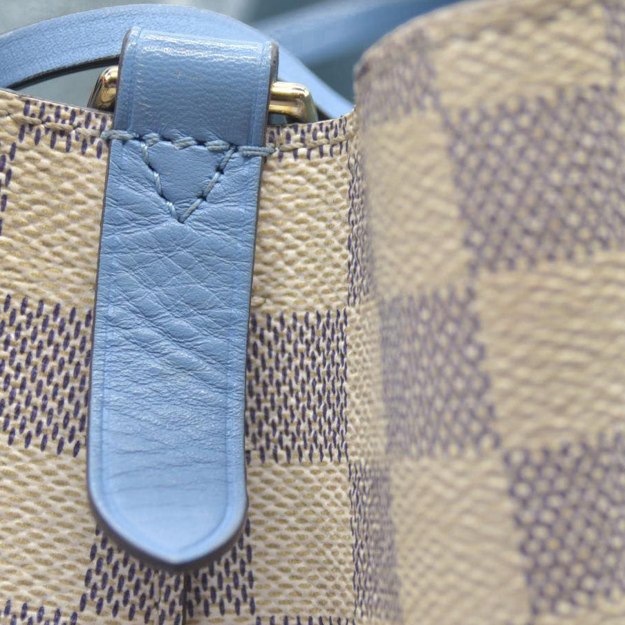 $2030 CONSIGNMENT Louis Vuitton  Damier Azur Neonoe MM Bleuet