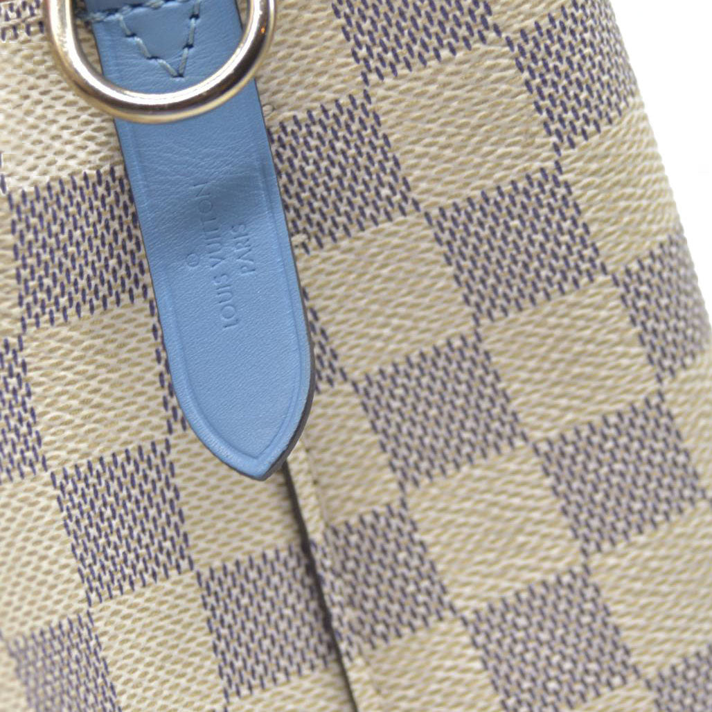 $2030 CONSIGNMENT Louis Vuitton  Damier Azur Neonoe MM Bleuet