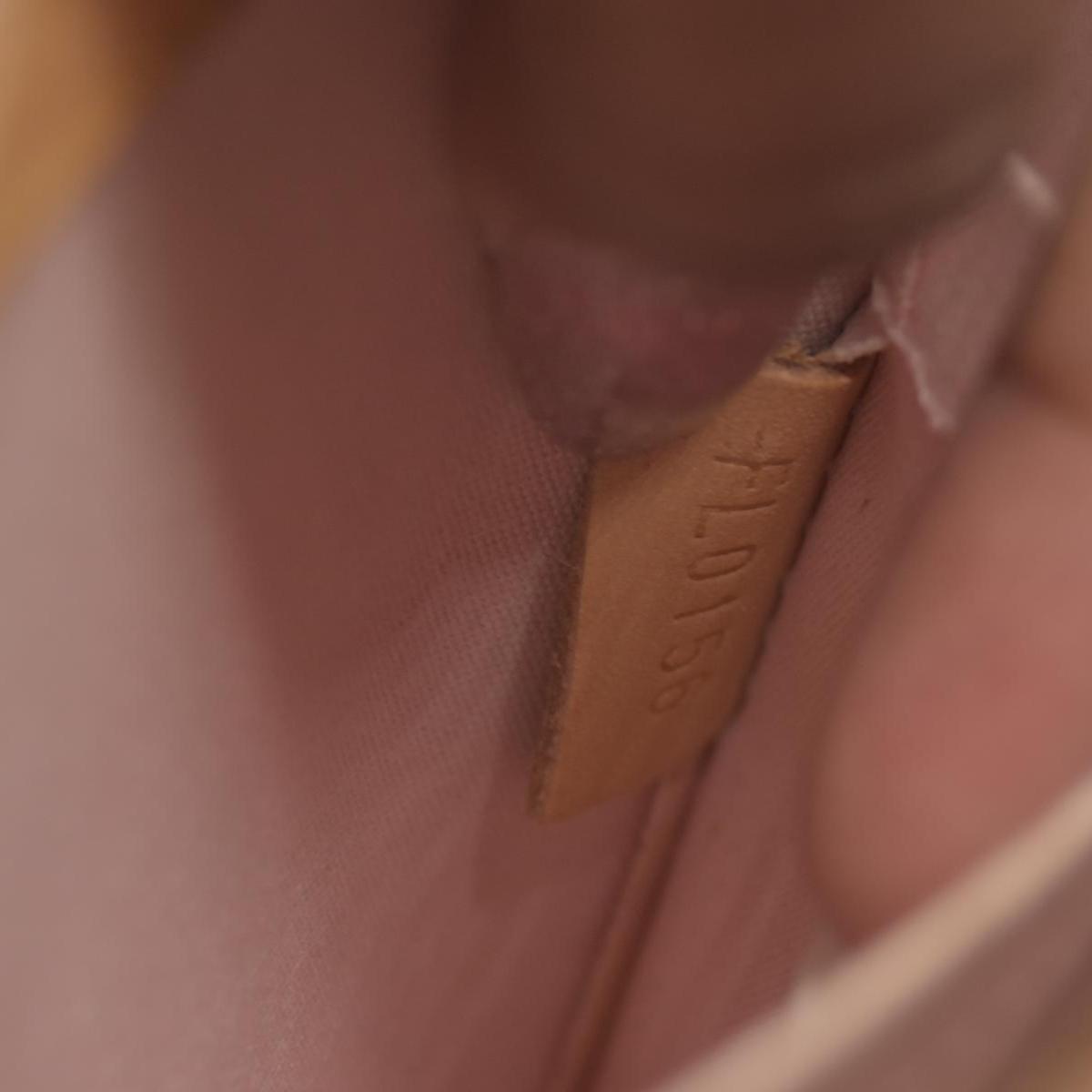 $2230 Louis Vuitton Vernis Alma BB Rose Angelique CONSIGNMENT FL0156