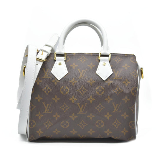 Louis Vuitton  Monogram LV Match Speedy Bandouliere 25 White