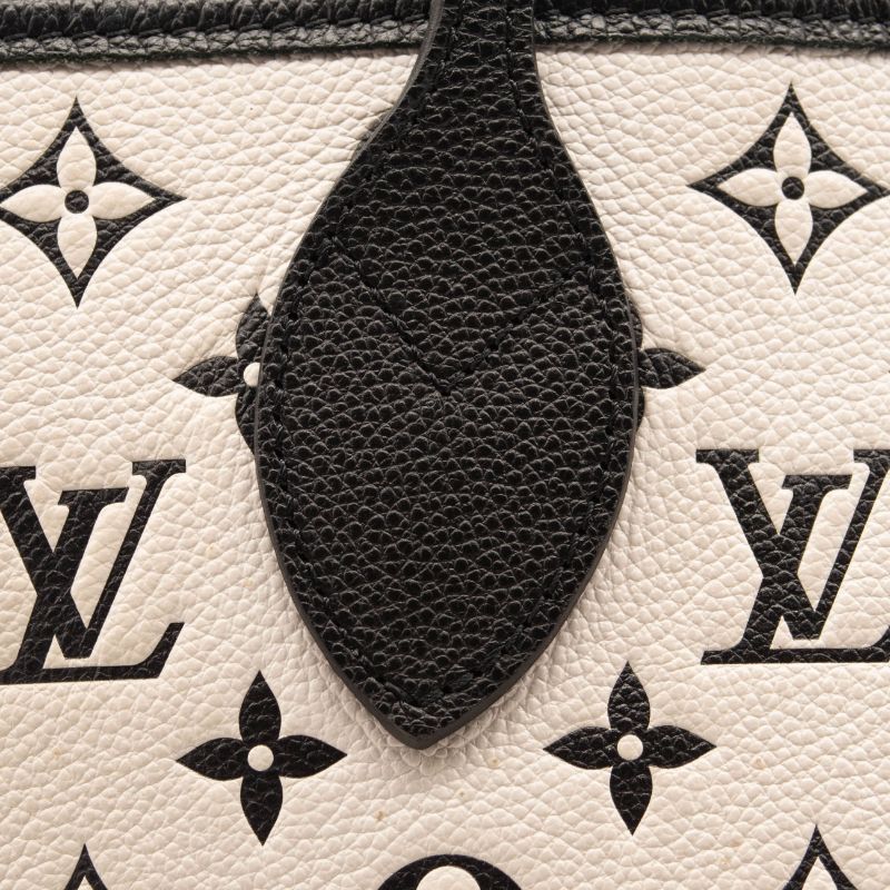 Louis Vuitton Empreinte Spring In The City Neverfull MM Black White Pink Tote