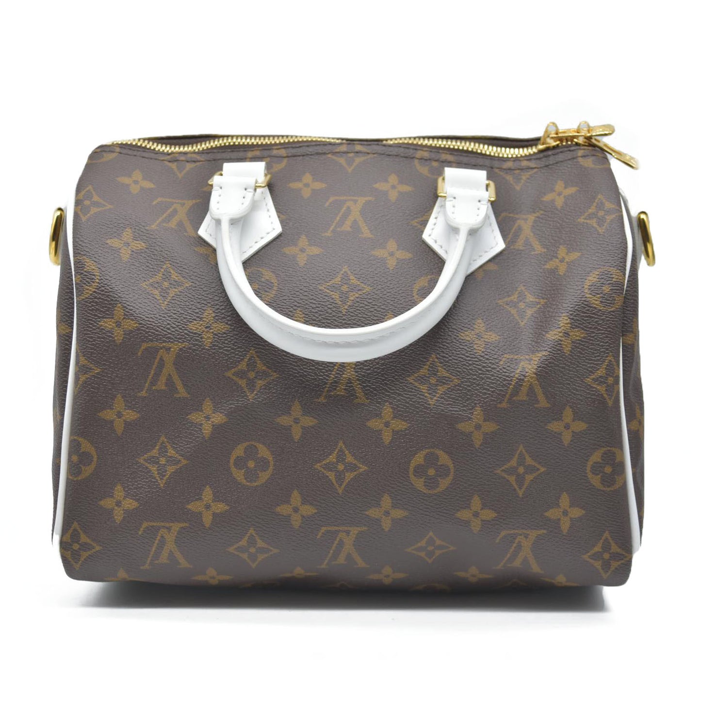 Louis Vuitton  Monogram LV Match Speedy Bandouliere 25 White