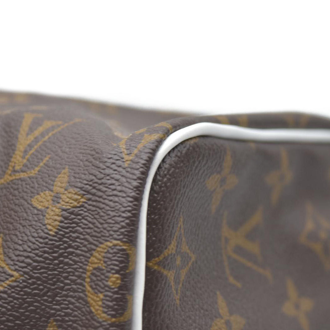 Louis Vuitton  Monogram LV Match Speedy Bandouliere 25 White