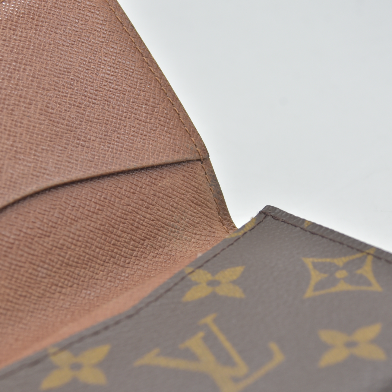 $320 1998 LOUIS VUITTON Monogram Enveloppe Carte De Visite CA0968