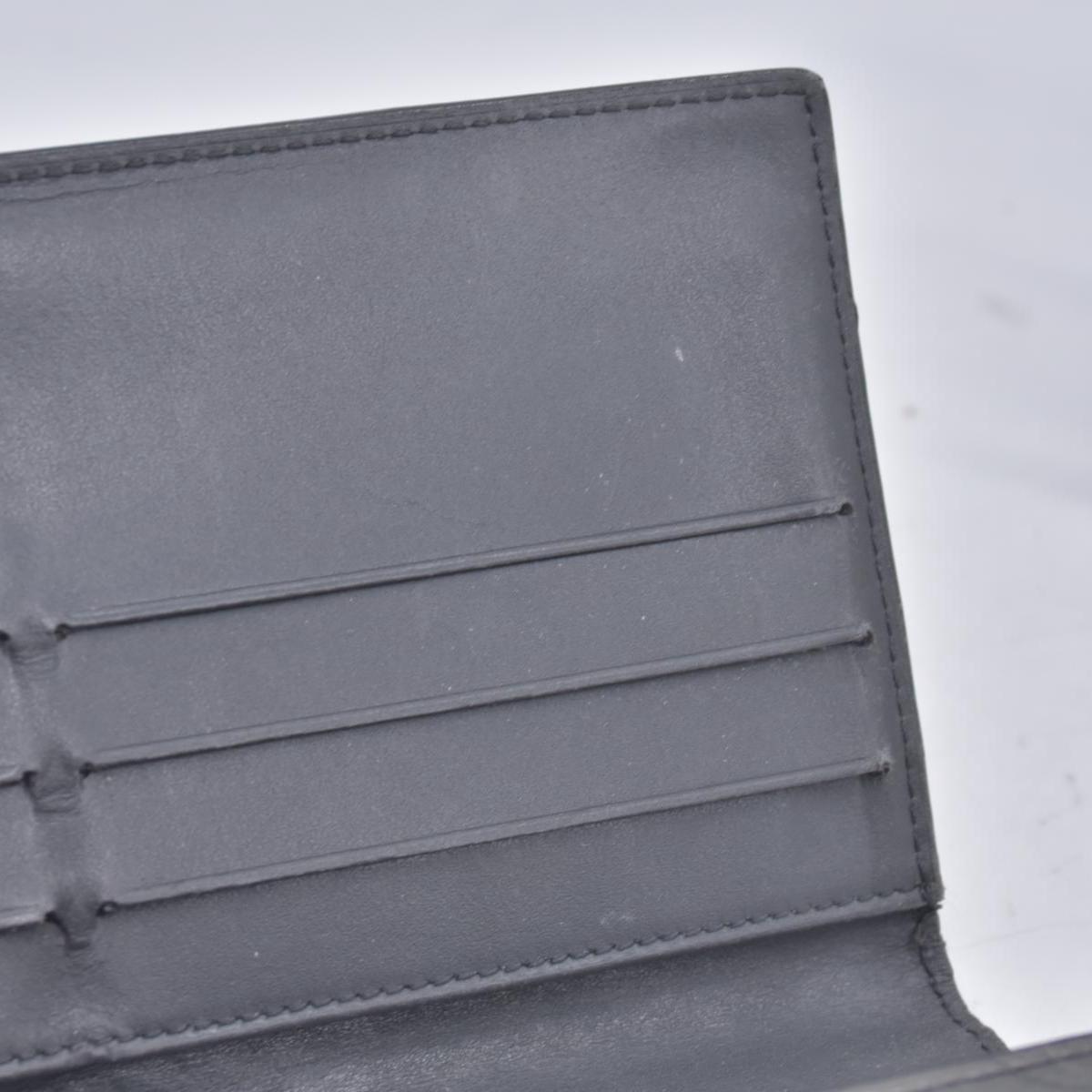 $720 2005 Louis Vuitton Mat Monogram Porte Tresor International Grey TH0055 CONSIGNMENT 10020952