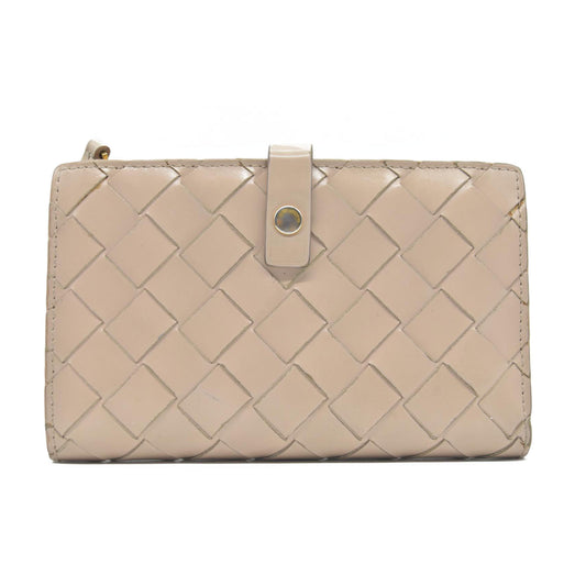Bottega Veneta French Wallet in Intrecciato Nappa