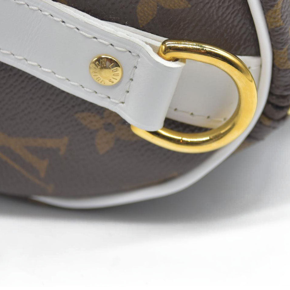 Louis Vuitton  Monogram LV Match Speedy Bandouliere 25 White