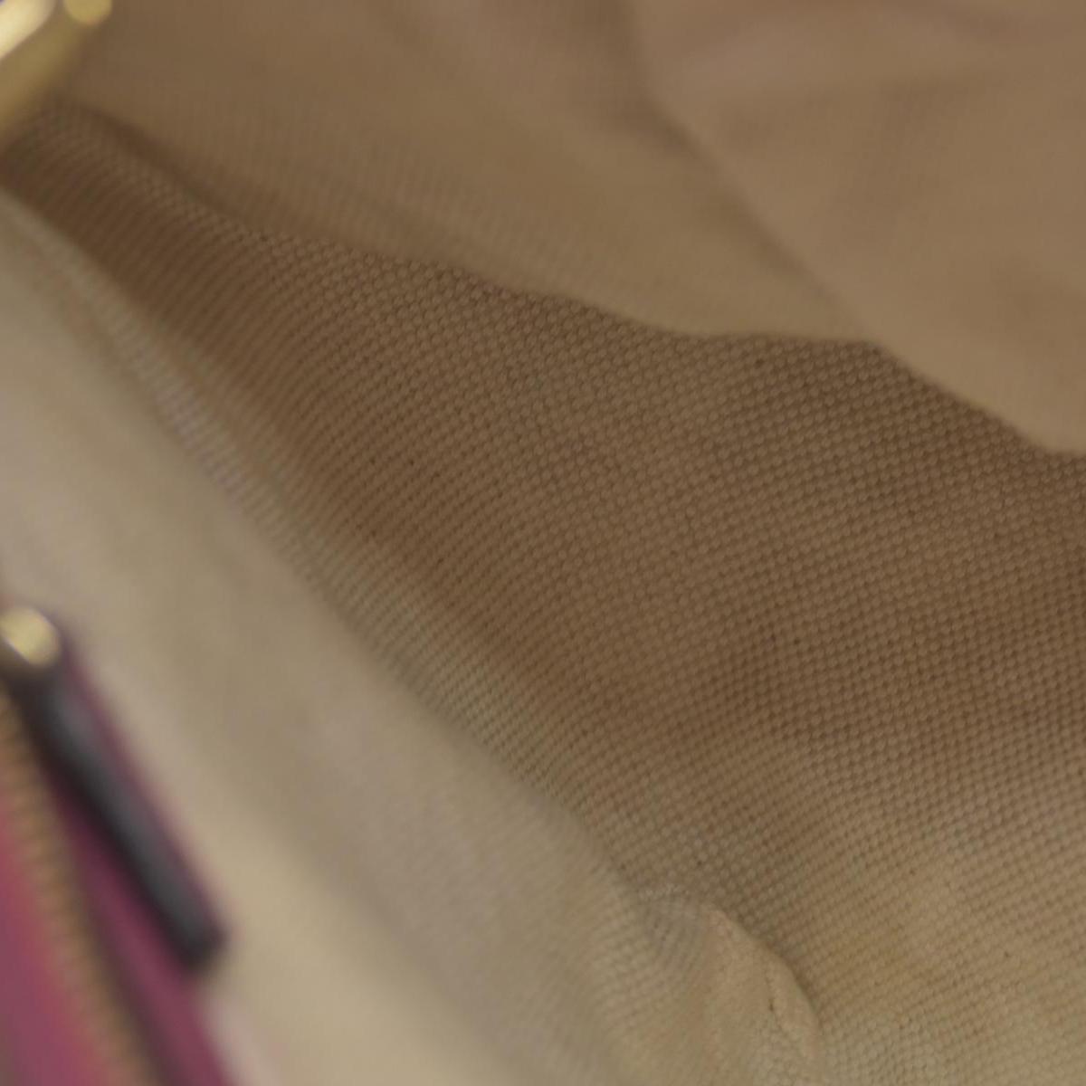 $1290 Gucci GG Canvas Bree Tote Pink Consignment