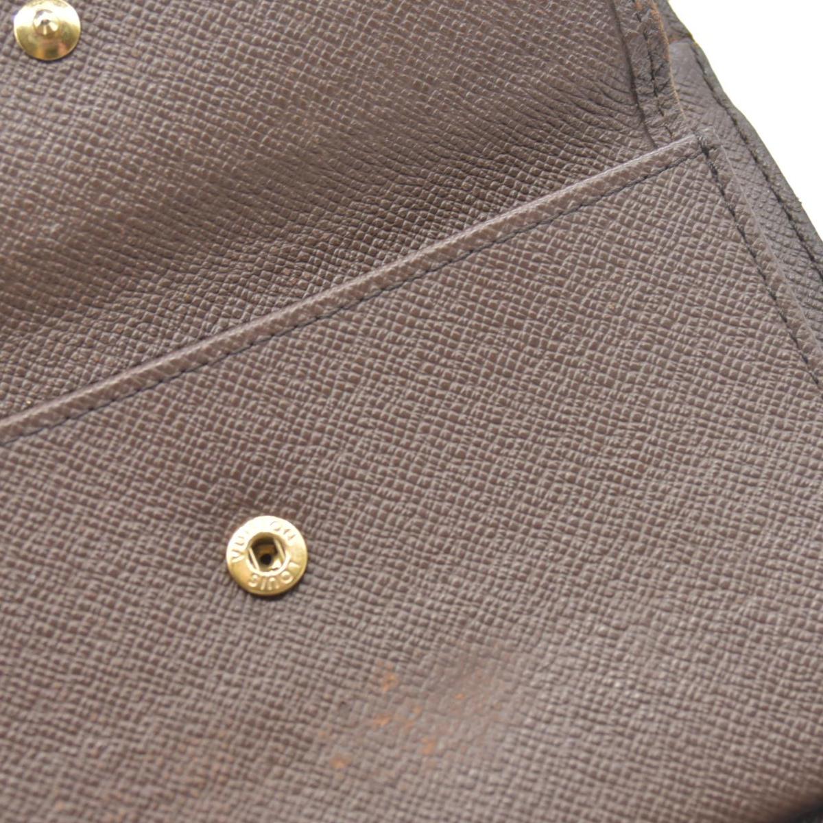 Louis Vuitton Porte Tresor Etui Papier Wallet Damier Ebene CONSIGNMENT