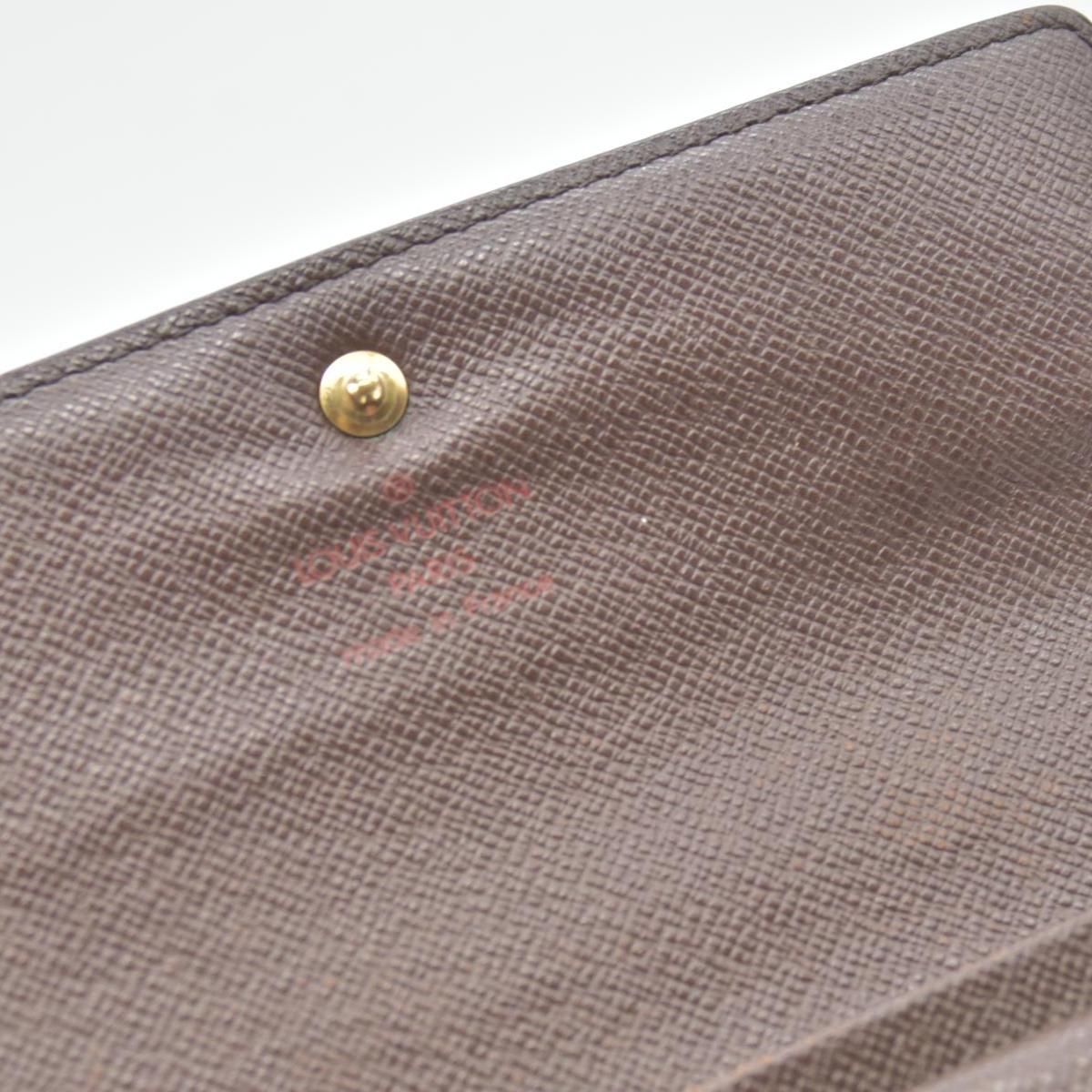 Louis Vuitton Porte Tresor Etui Papier Wallet Damier Ebene CONSIGNMENT
