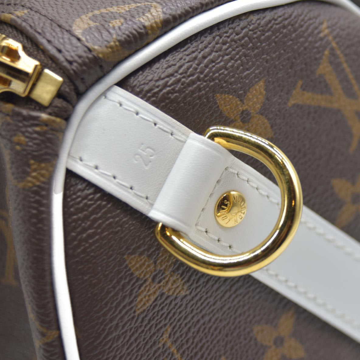 Louis Vuitton  Monogram LV Match Speedy Bandouliere 25 White