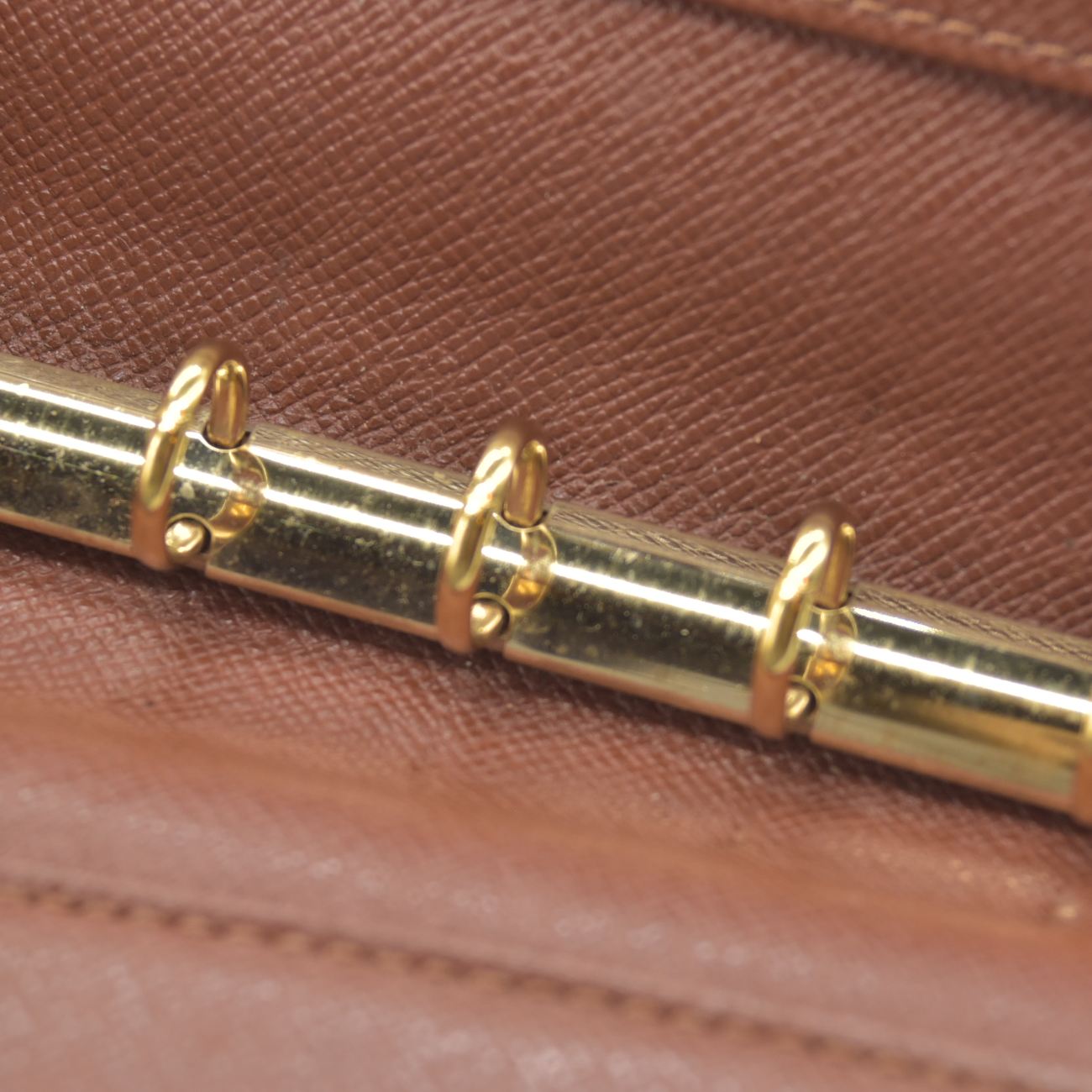 $505 2000 Louis Vuitton Monogram Small Ring Agenda Cover SP0060