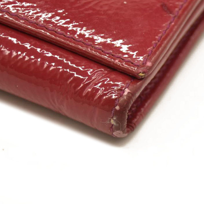 Gucci  Pebbled Calfskin Soho Continental Wallet Red