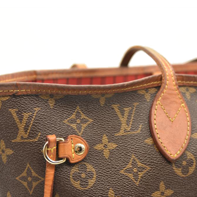 LOUIS VUITTON Monogram Neverfull MM SD2116 Cherry