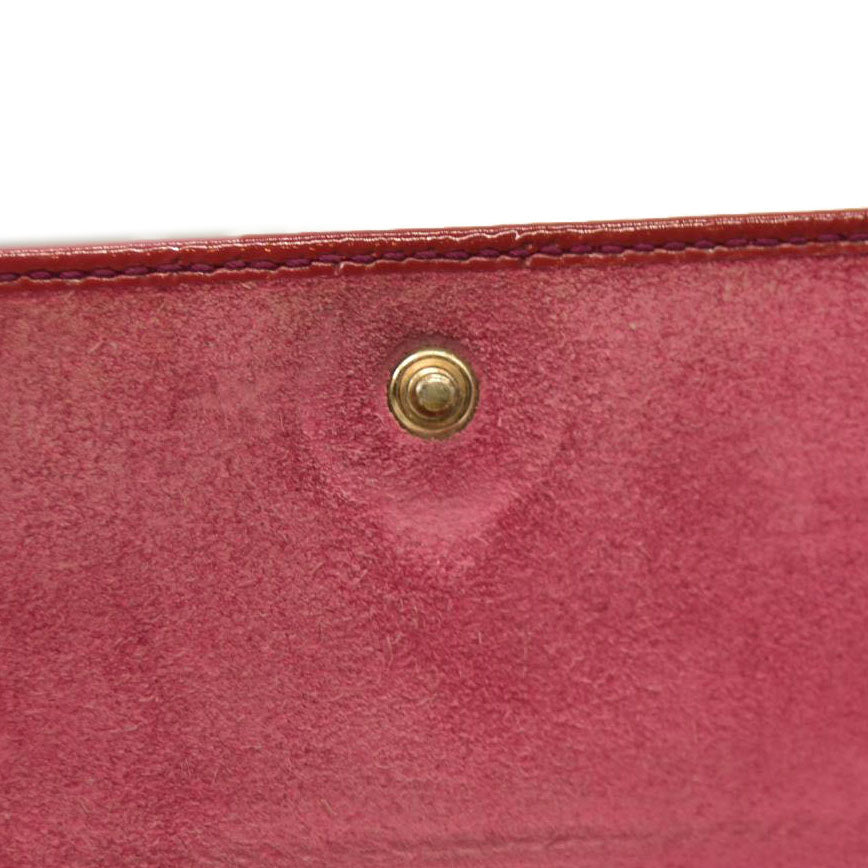 Gucci  Pebbled Calfskin Soho Continental Wallet Red