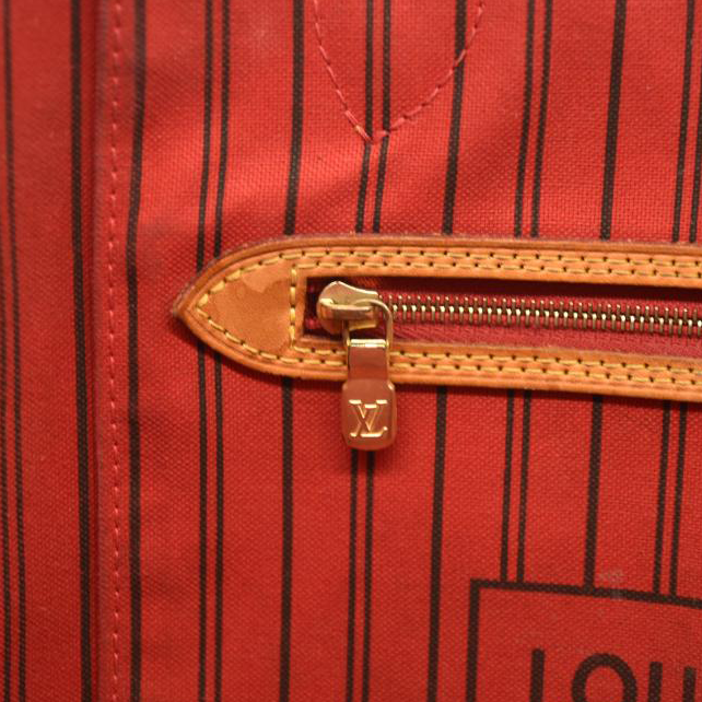 LOUIS VUITTON Monogram Neverfull MM SD2116 Cherry