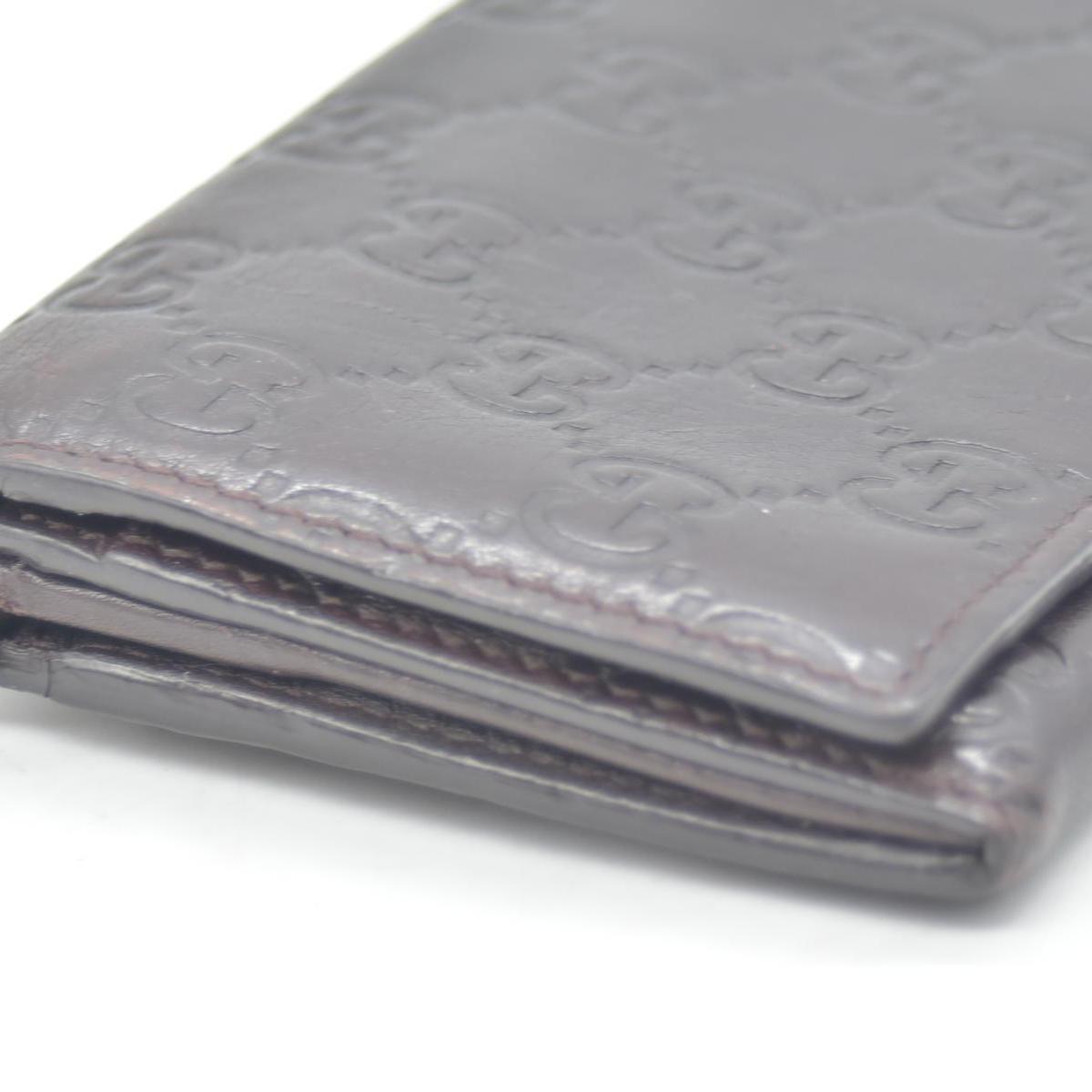 Gucci Guccissima Continental Flap Wallet Brown CONSIGNMENT