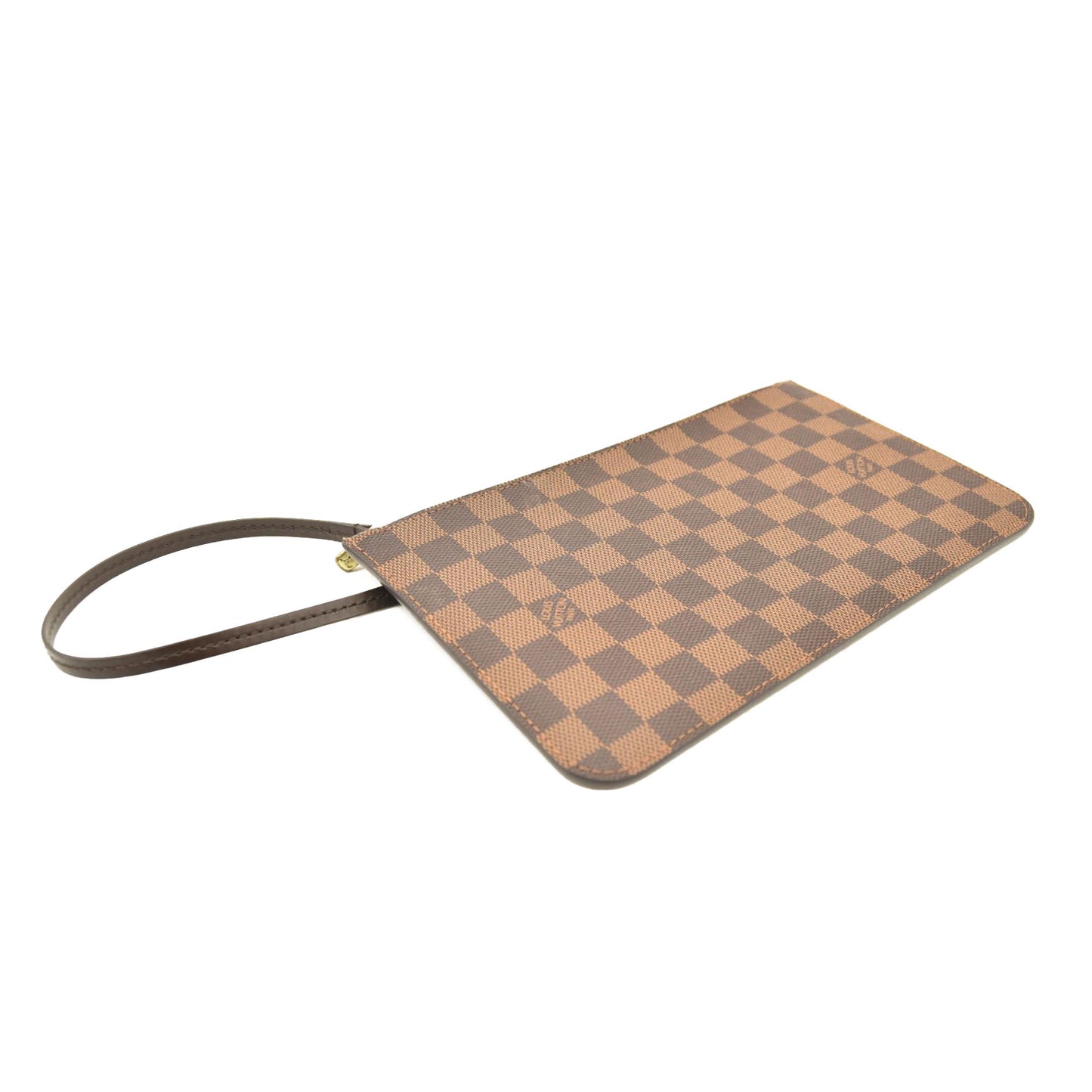 LOUIS VUITTON  Damier Ebene Neverfull MM GM Pochette Rose Ballerine  SD2198