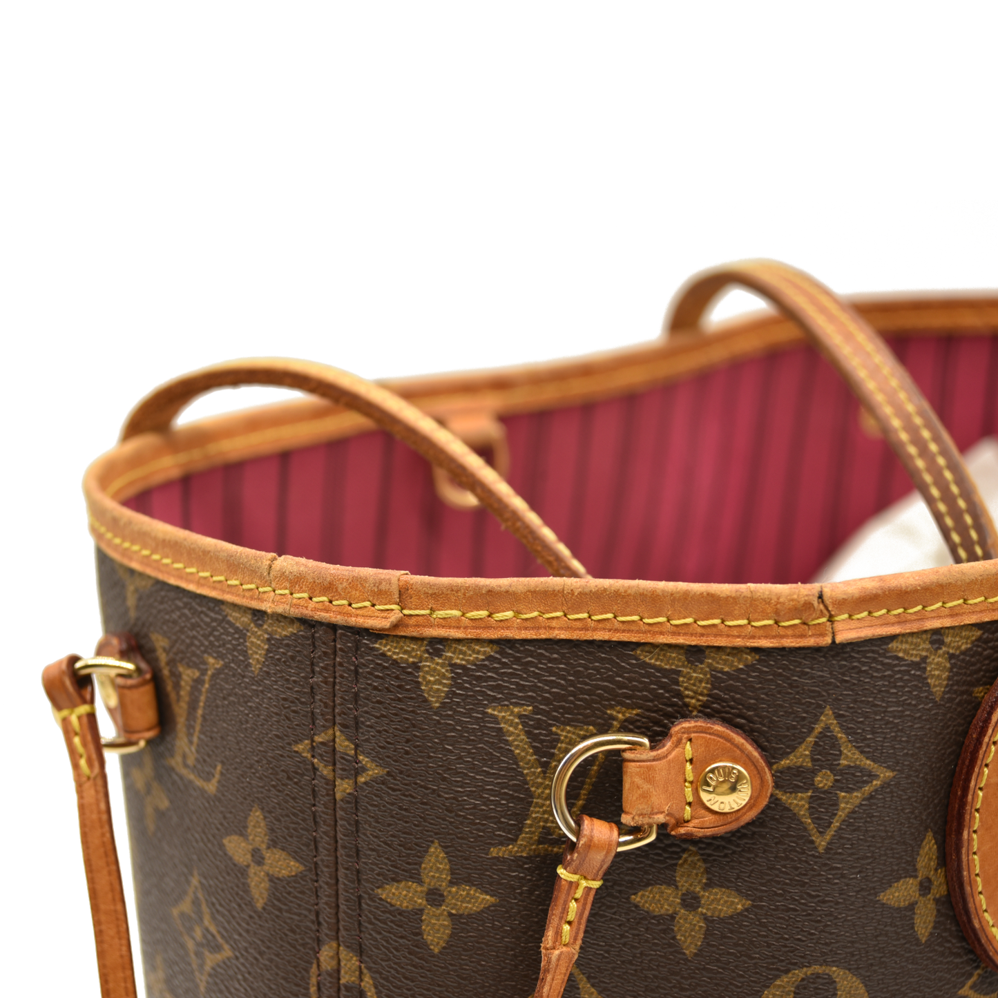 Louis Vuitton  Monogram Neverfull PM Fuchsia AR3166