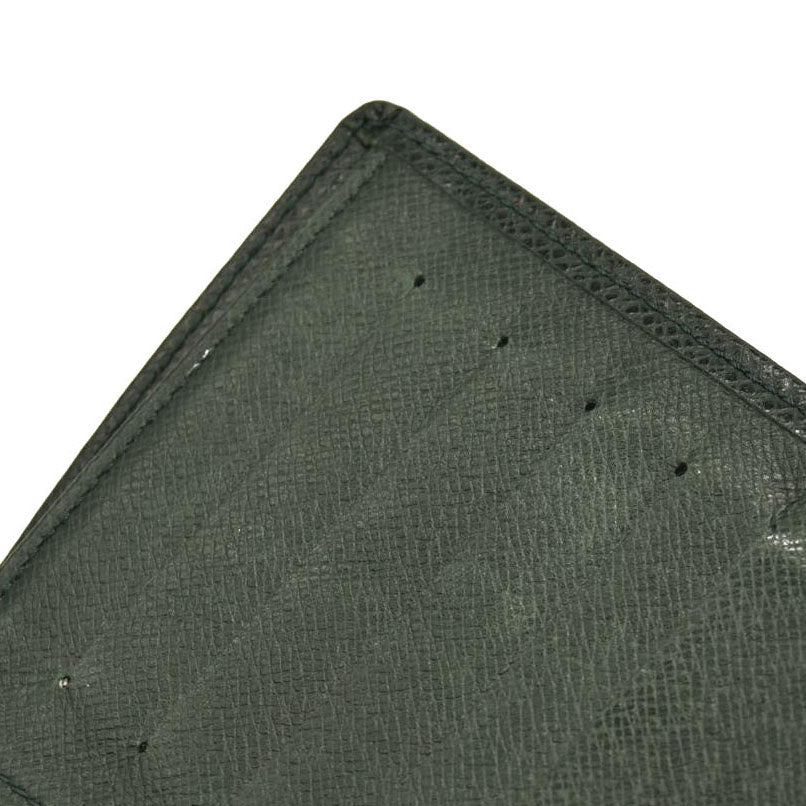 LOUIS VUITTON Taiga Porte Valeurs Organizer Wallet Epicea Passport Holder Green