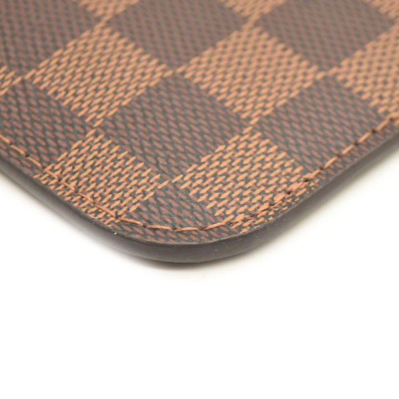 LOUIS VUITTON  Damier Ebene Neverfull MM GM Pochette Rose Ballerine  SD2198