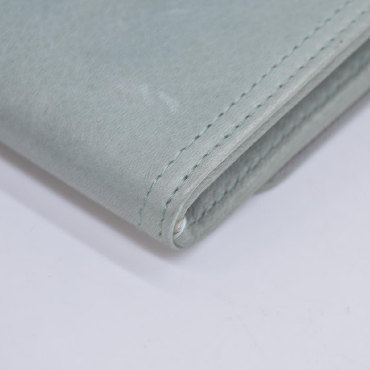 Chloe Bifold Teal Leather Wallet CONSIGNMENT 10020939