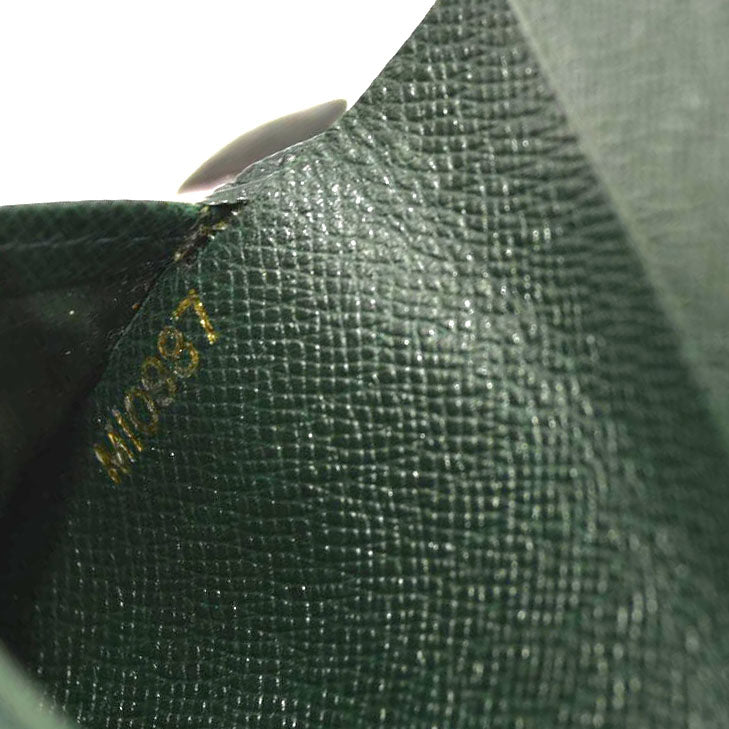 LOUIS VUITTON Taiga Porte Valeurs Organizer Wallet Epicea Passport Holder Green