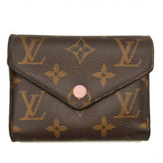 LOUIS VUITTON Monogram Victorine Wallet Rose Ballerine