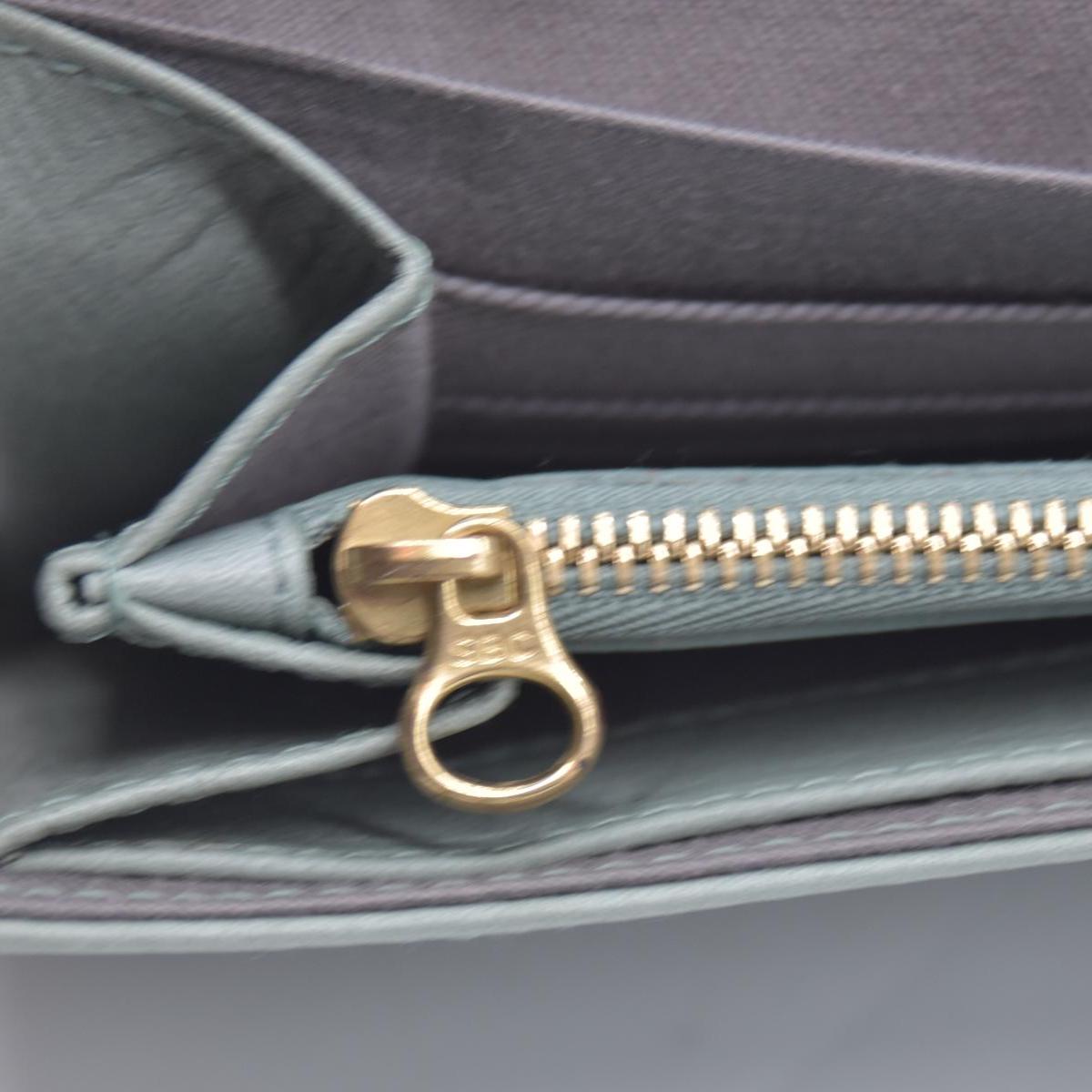 Chloe Bifold Teal Leather Wallet CONSIGNMENT 10020939