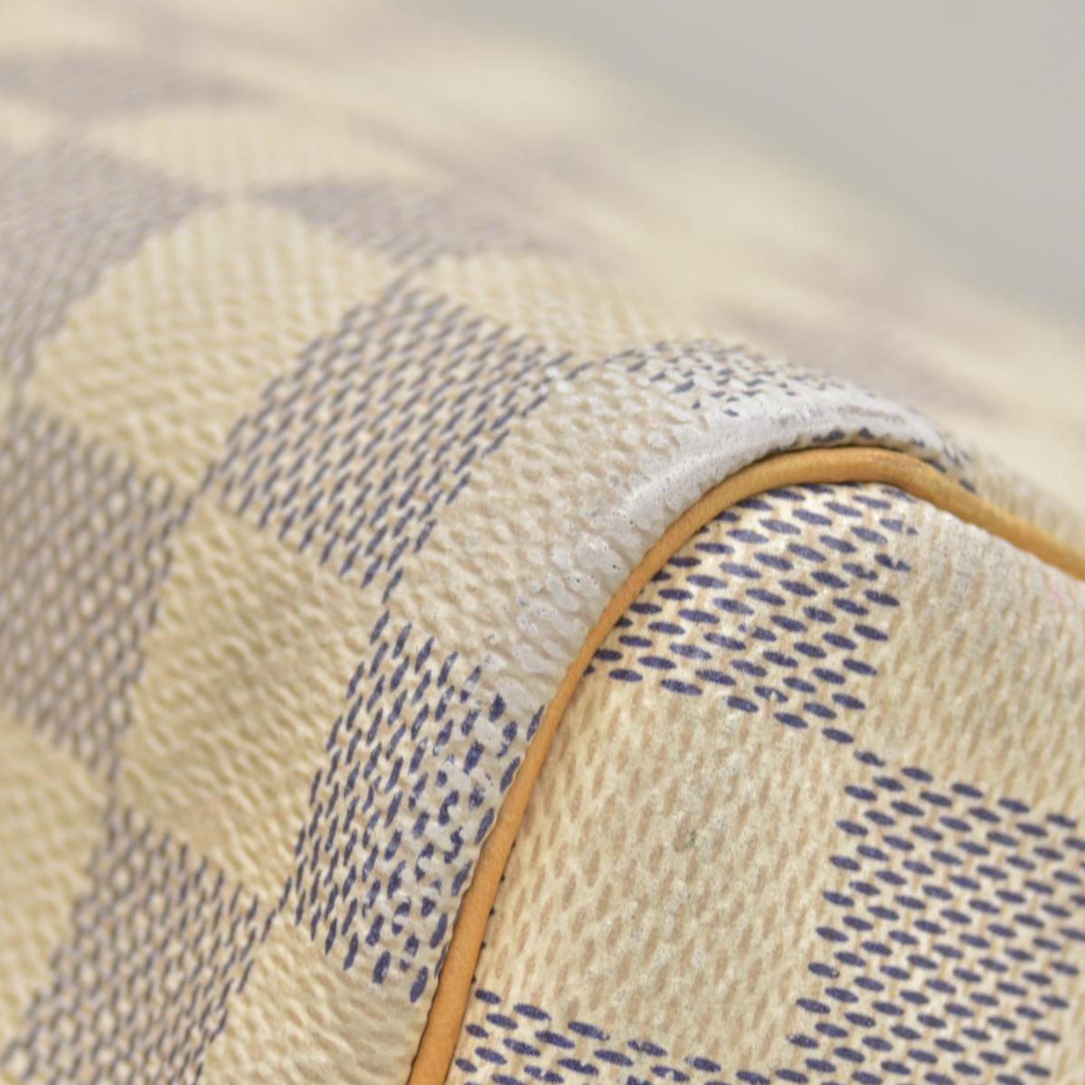 $1980 Louis Vuitton Damier Azur Speedy Bandouliere 30 SP2183 2013