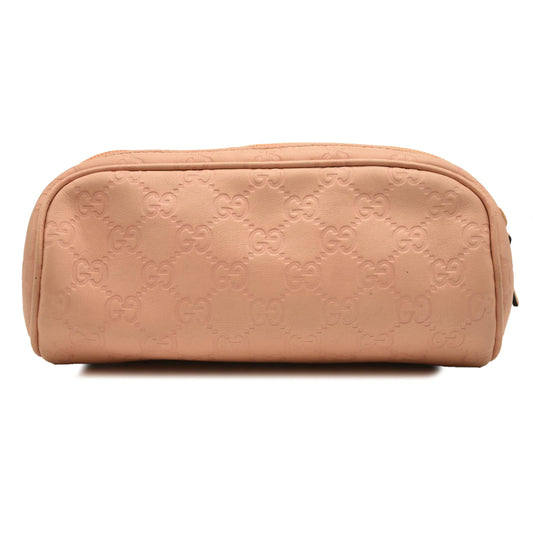 Gucci  Guccissima Small Cosmetic Pouch Pink
