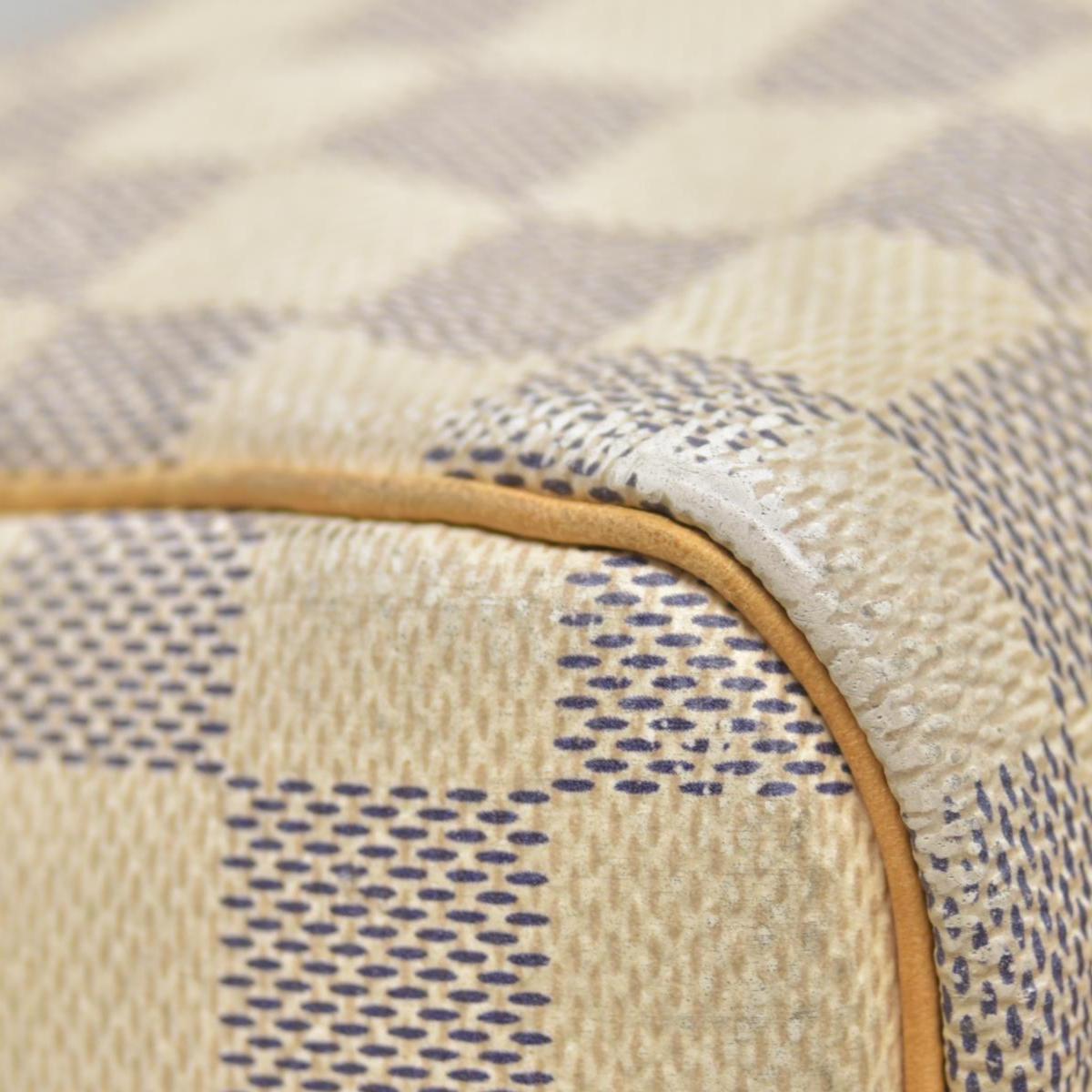 $1980 Louis Vuitton Damier Azur Speedy Bandouliere 30 SP2183 2013