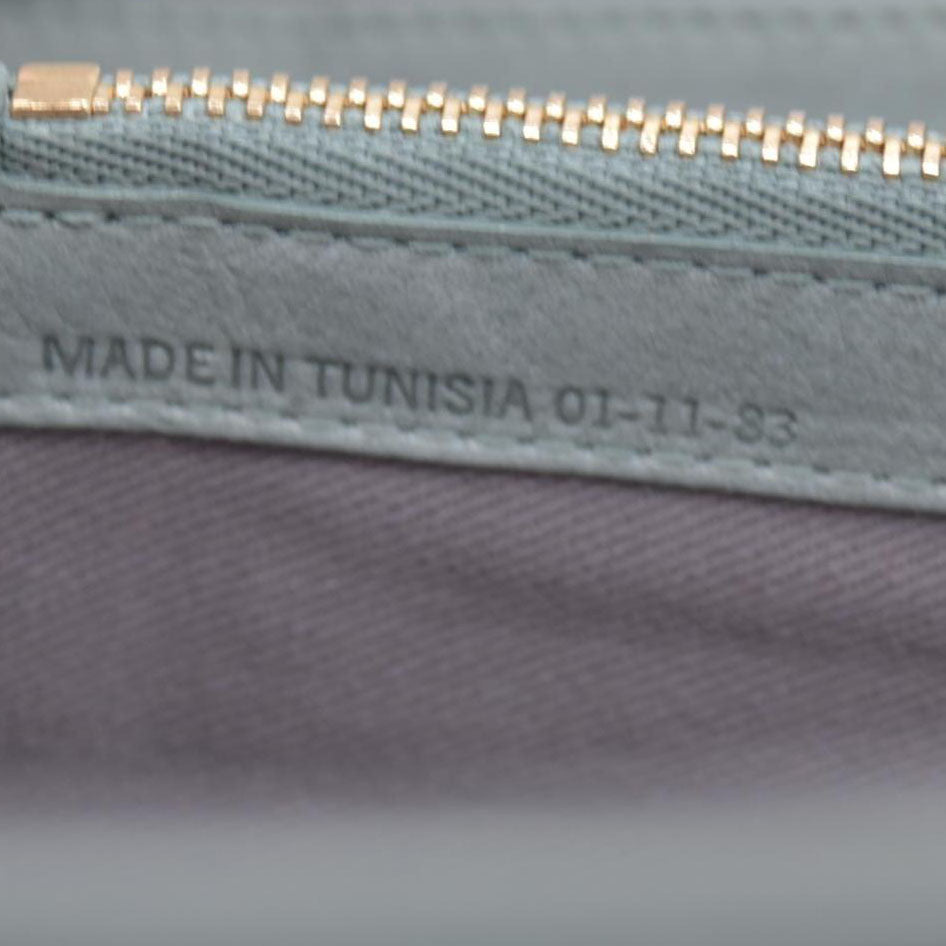 Chloe Bifold Teal Leather Wallet CONSIGNMENT 10020939