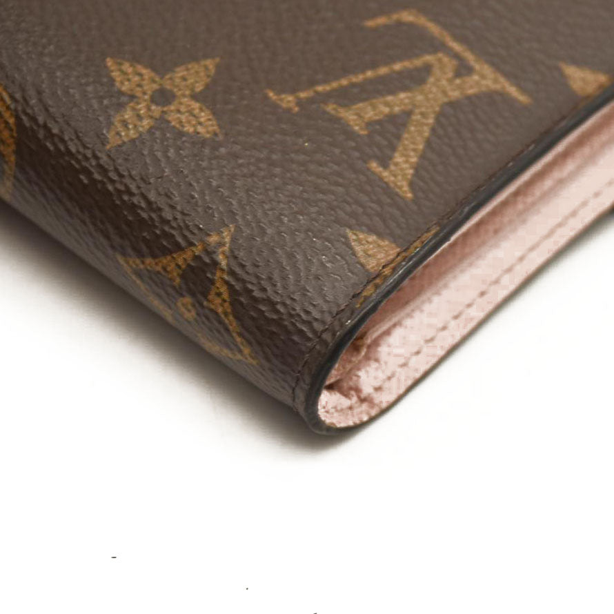 LOUIS VUITTON Monogram Victorine Wallet Rose Ballerine