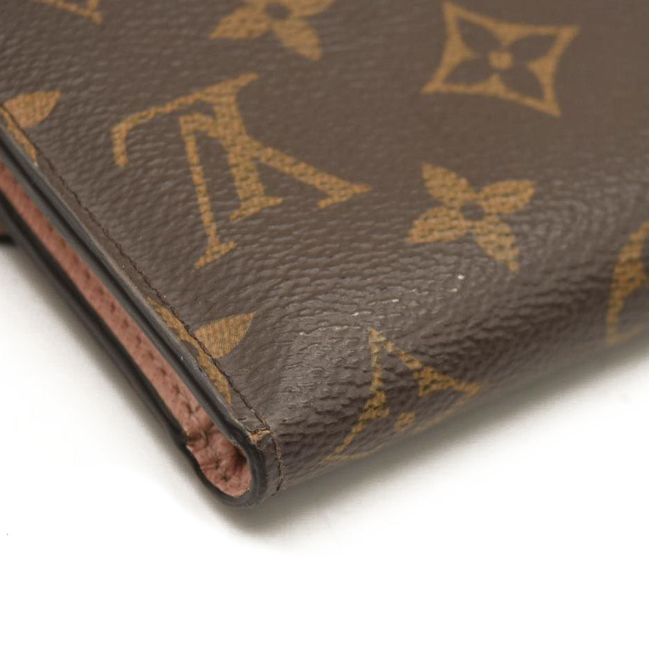 LOUIS VUITTON Monogram Victorine Wallet Rose Ballerine
