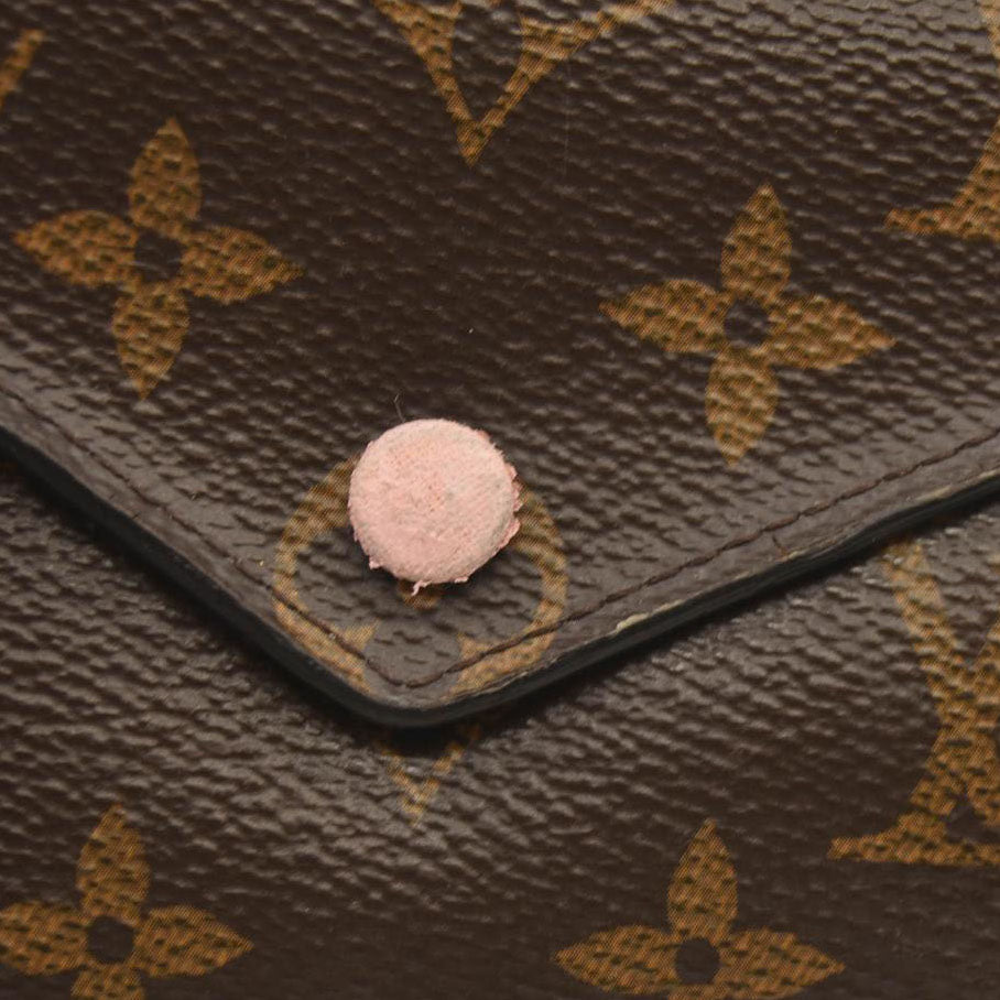 LOUIS VUITTON Monogram Victorine Wallet Rose Ballerine