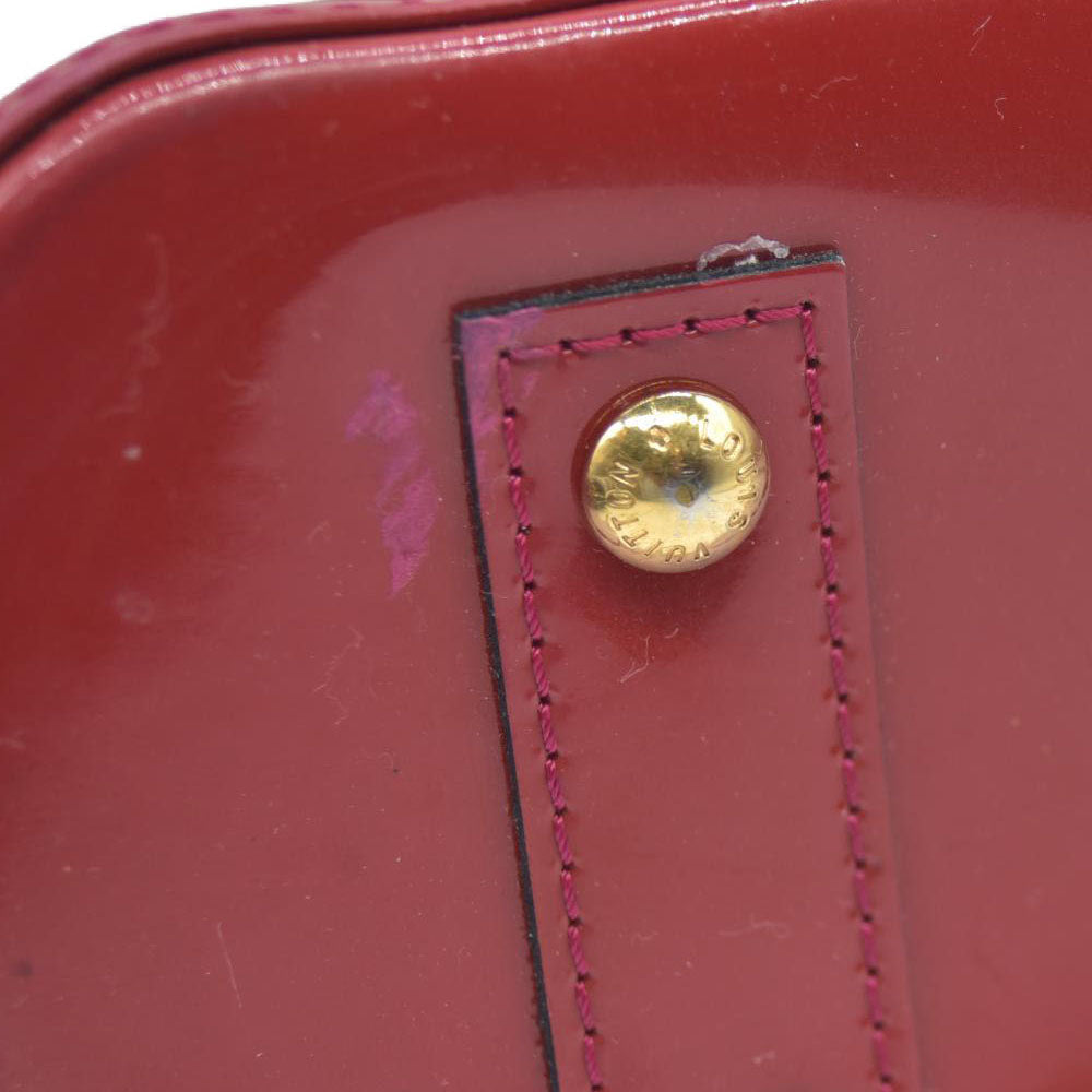 $2230 AUCTION Louis Vuitton  Vernis Alma BB Rose Indien