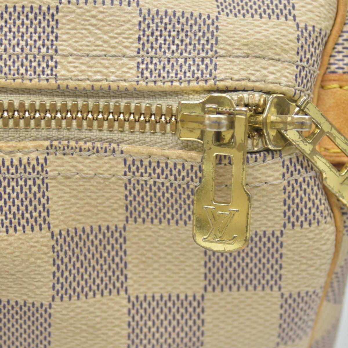 $1980 Louis Vuitton Damier Azur Speedy Bandouliere 30 SP2183 2013