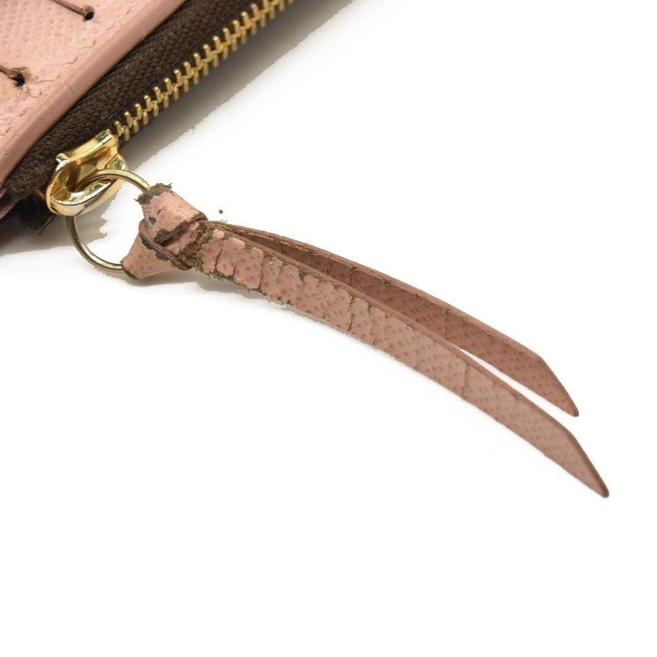 LOUIS VUITTON Monogram Victorine Wallet Rose Ballerine