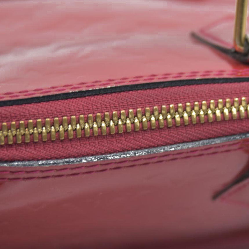 $2230 AUCTION Louis Vuitton  Vernis Alma BB Rose Indien