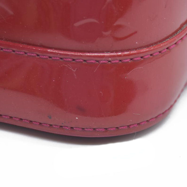 $2230 AUCTION Louis Vuitton  Vernis Alma BB Rose Indien