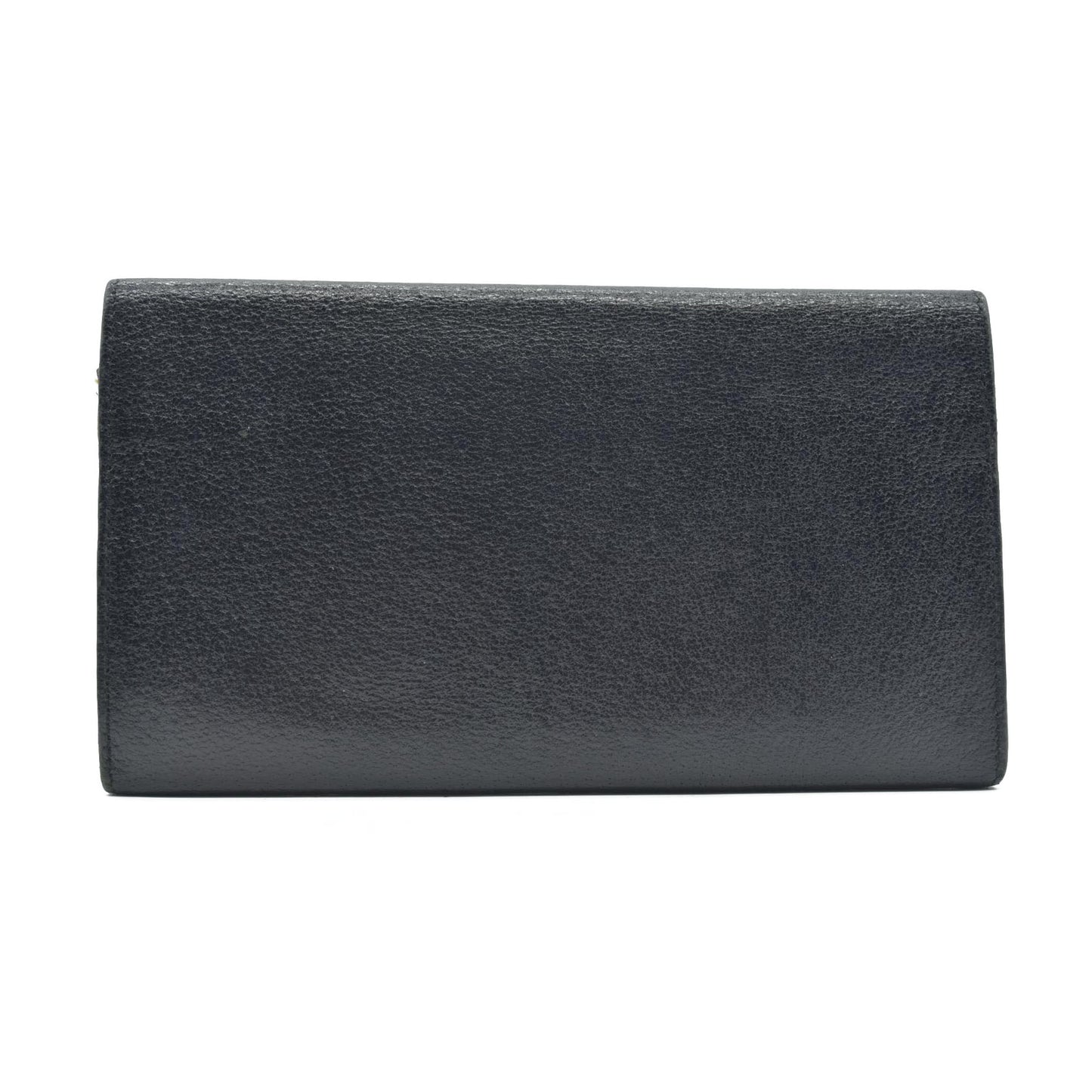 GUCCI Horsebit Leather Tri-fold Long Wallet CONSIGNMENT