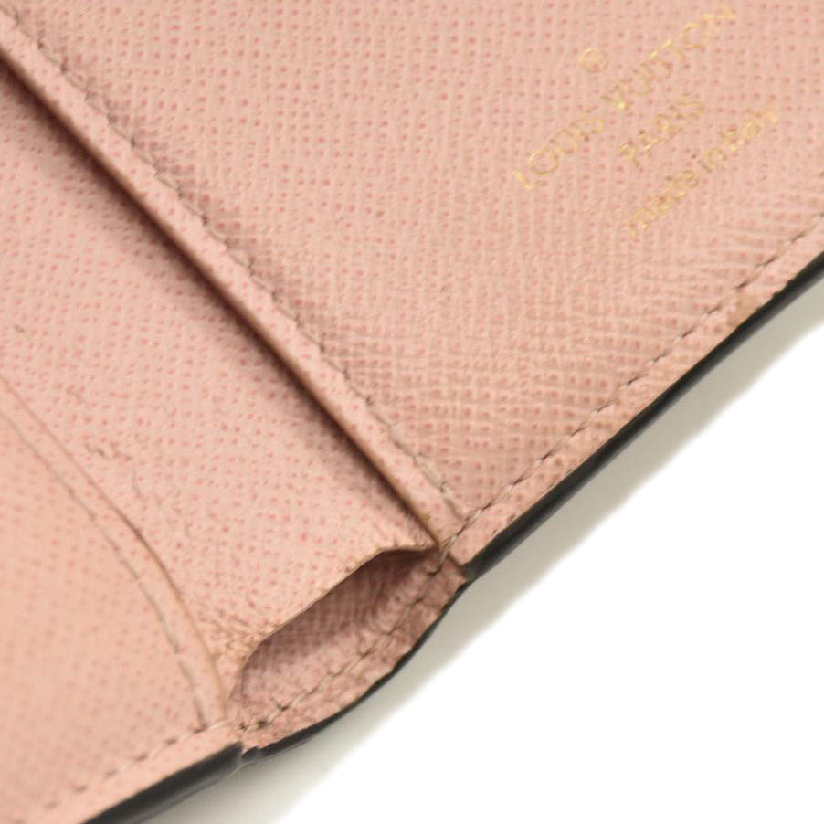 LOUIS VUITTON Monogram Victorine Wallet Rose Ballerine