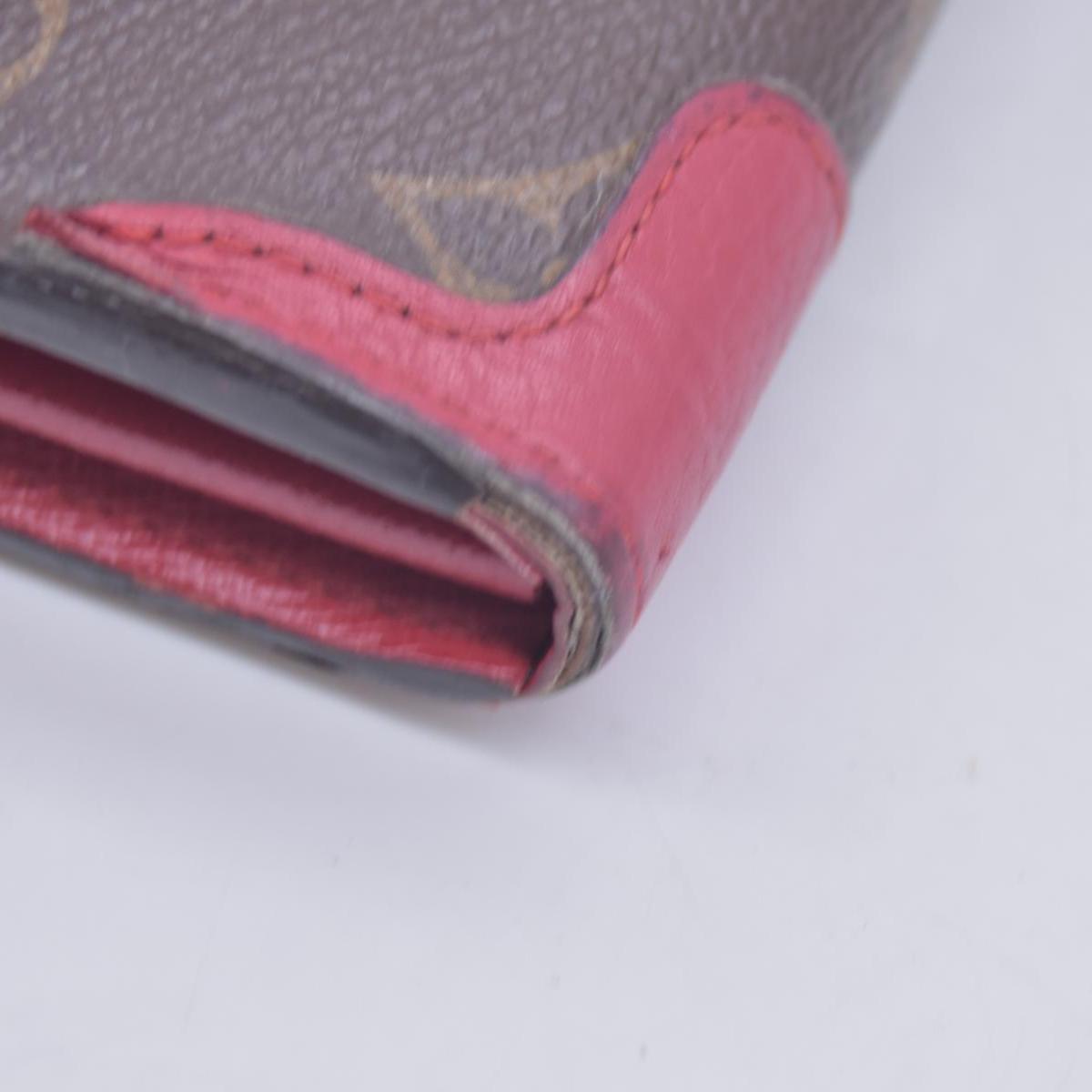 $825 2015 Louis Vuitton Monogram Sarah Retiro Wallet Cherry MI4185 CONSIGNMENT